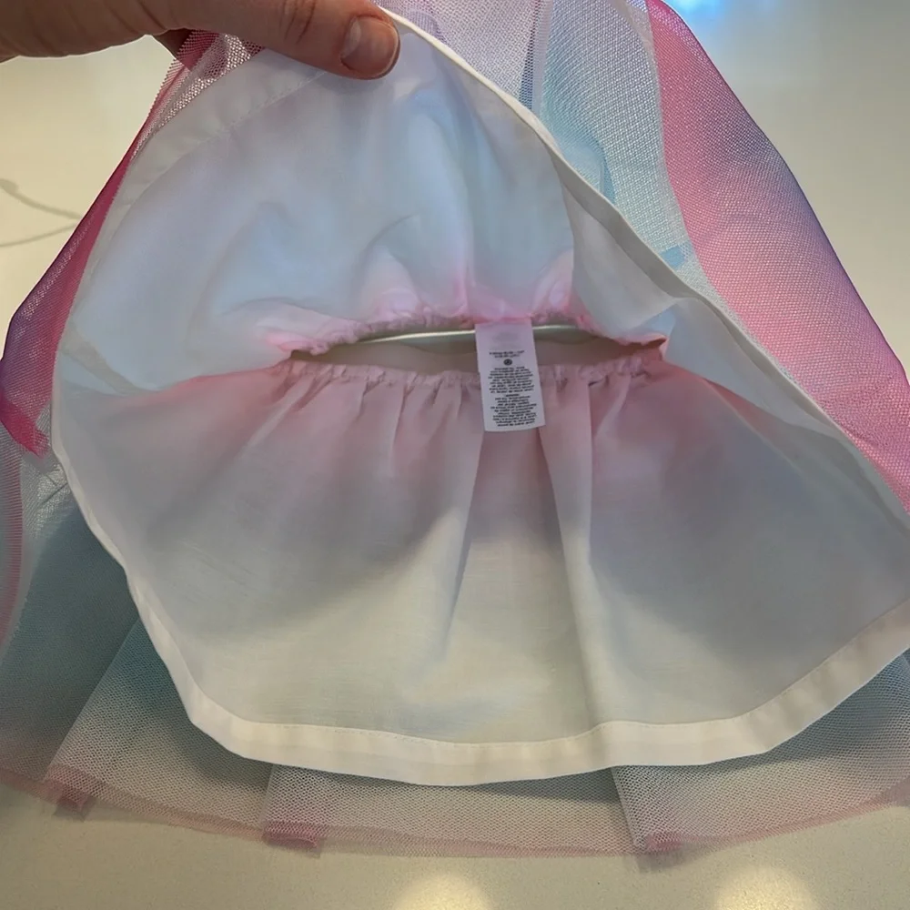 NWOT Carter’s baby tutu blue pink purple gold white size 18 months